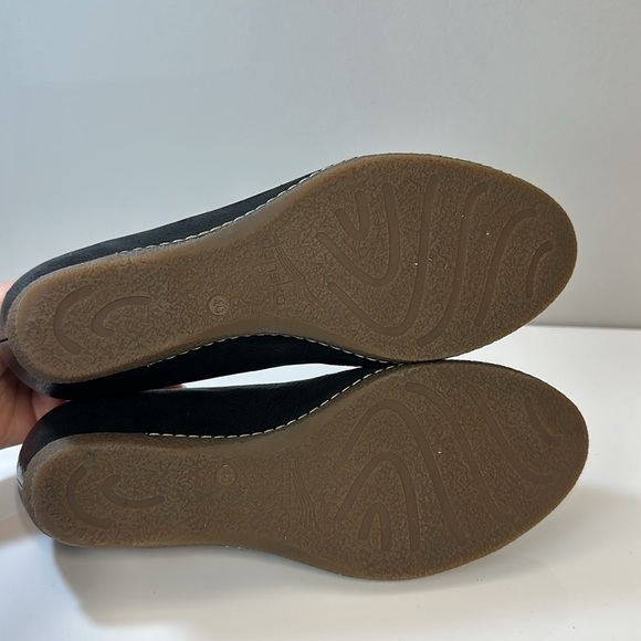 Dansko Lilliana Black Leather Hidden Wedge Loafers Size 40(9.5-10) - Picture 11 of 15